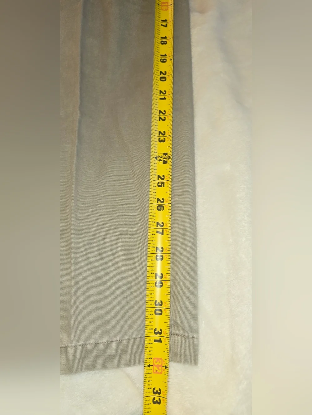 Columbia Mens Canvas Twill Tan Khaki Cargo Pants 100% Cotton 34/32